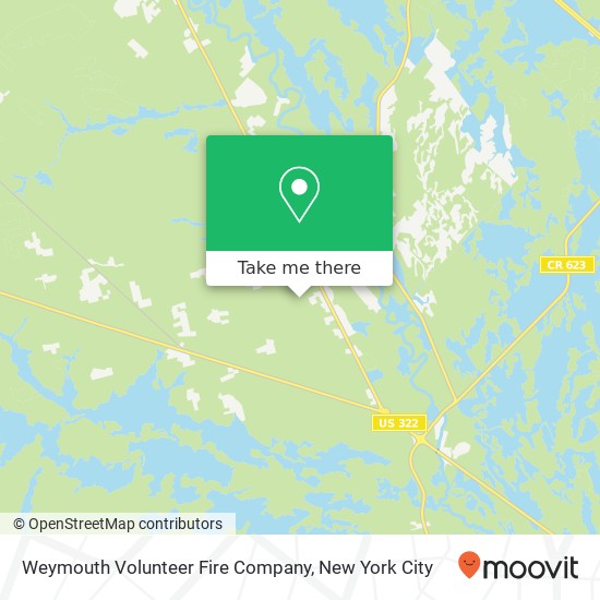 Mapa de Weymouth Volunteer Fire Company