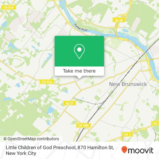 Little Children of God Preschool, 870 Hamilton St map