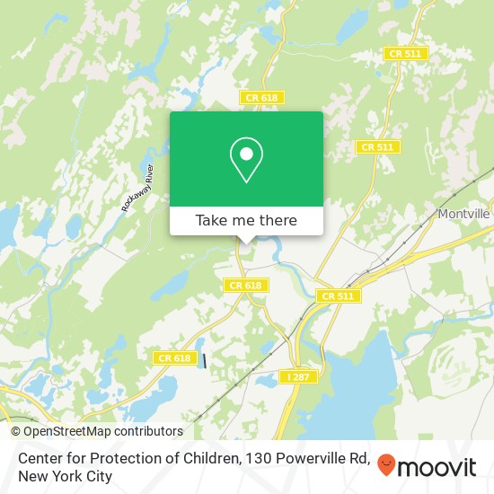 Center for Protection of Children, 130 Powerville Rd map