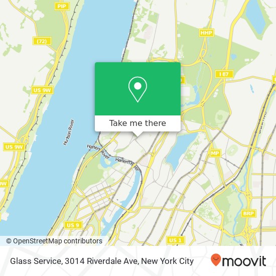 Glass Service, 3014 Riverdale Ave map