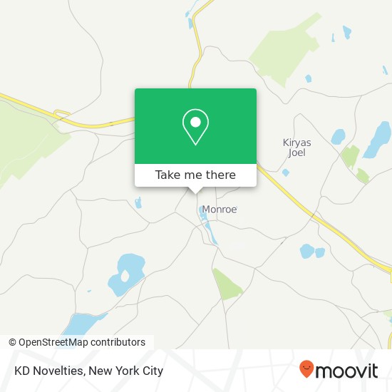 KD Novelties map