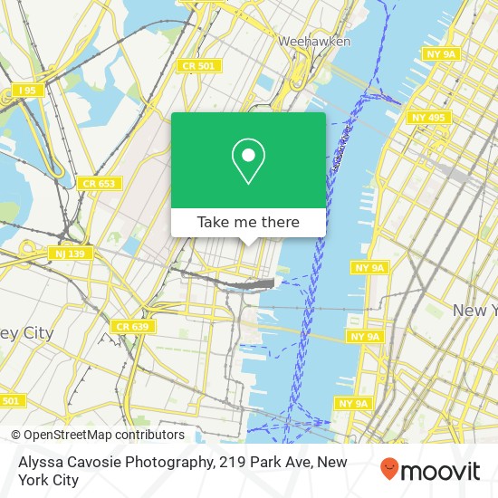 Mapa de Alyssa Cavosie Photography, 219 Park Ave
