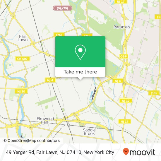49 Yerger Rd, Fair Lawn, NJ 07410 map