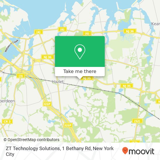 ZT Technology Solutions, 1 Bethany Rd map