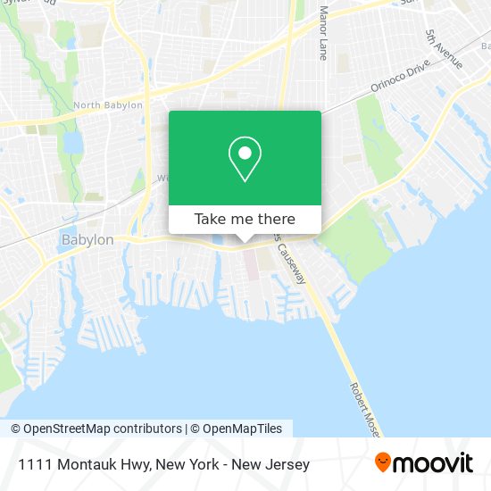 1111 Montauk Hwy map