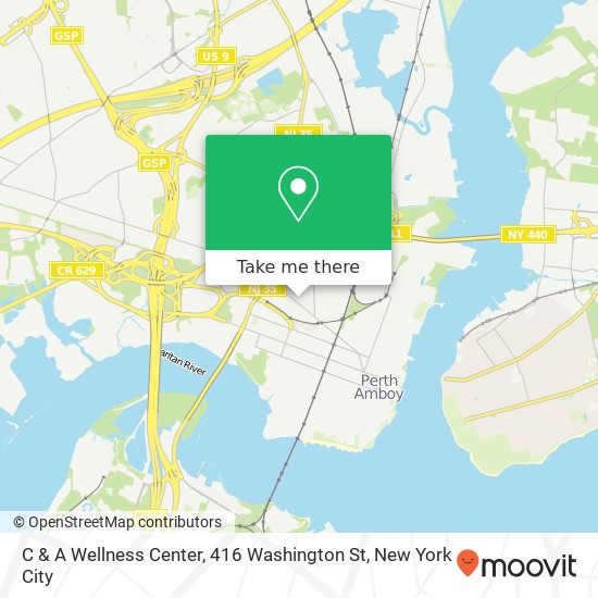 C & A Wellness Center, 416 Washington St map