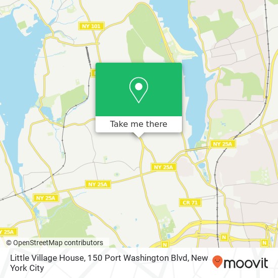 Little Village House, 150 Port Washington Blvd map