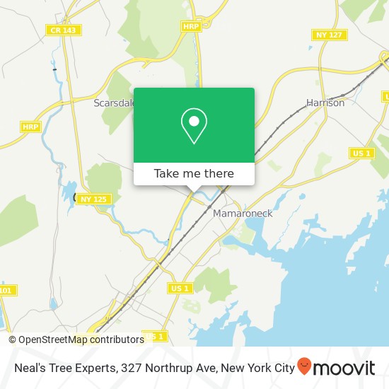 Mapa de Neal's Tree Experts, 327 Northrup Ave