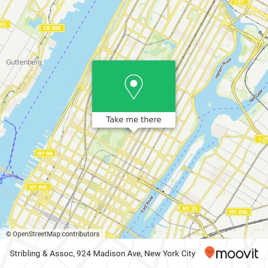 Mapa de Stribling & Assoc, 924 Madison Ave