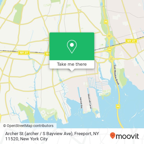 Archer St (archer / S Bayview Ave), Freeport, NY 11520 map