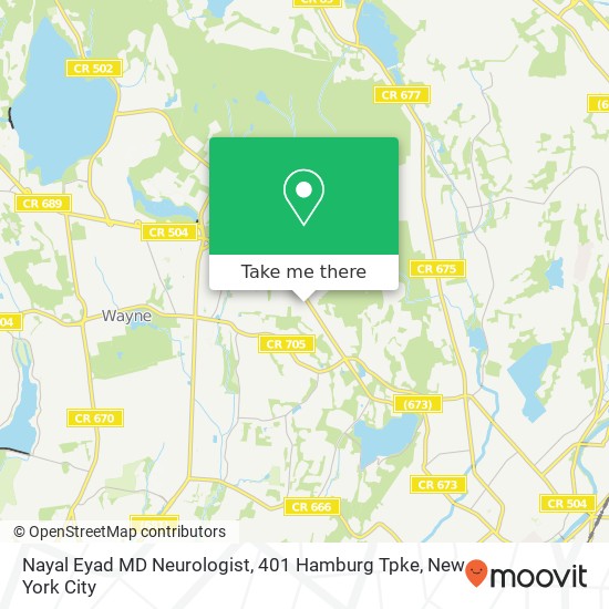 Nayal Eyad MD Neurologist, 401 Hamburg Tpke map