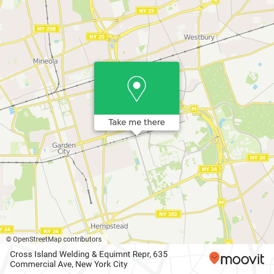Cross Island Welding & Equimnt Repr, 635 Commercial Ave map
