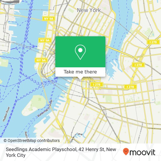 Mapa de Seedlings Academic Playschool, 42 Henry St