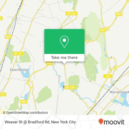 Mapa de Weaver St @ Bradford Rd
