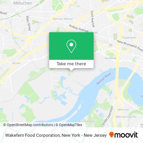 Mapa de Wakefern Food Corporation