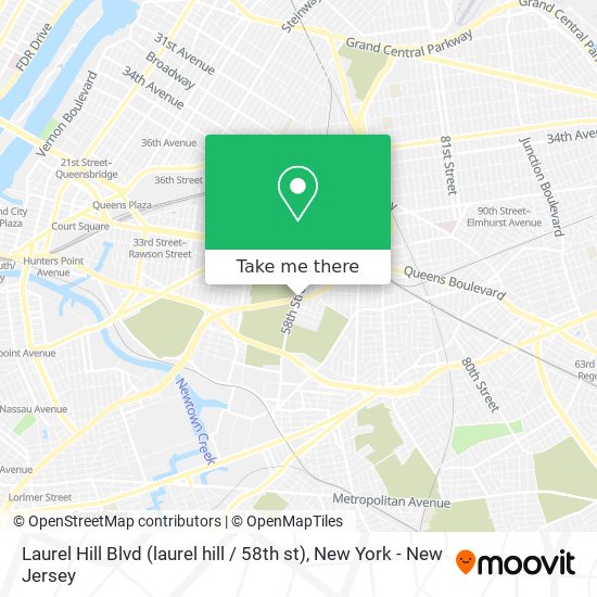 Mapa de Laurel Hill Blvd (laurel hill / 58th st)