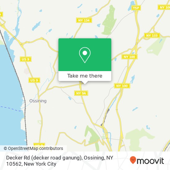 Decker Rd (decker road ganung), Ossining, NY 10562 map