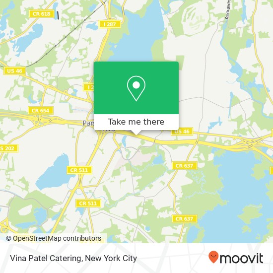Mapa de Vina Patel Catering