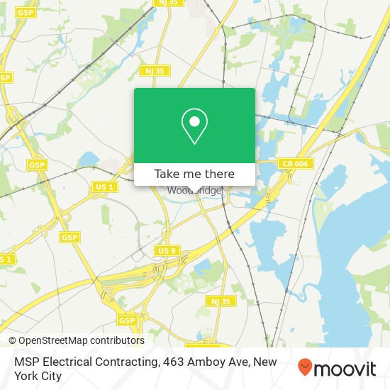 MSP Electrical Contracting, 463 Amboy Ave map
