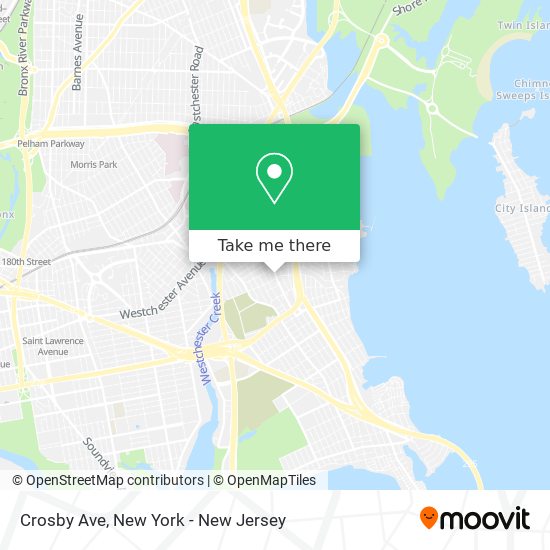 Mapa de Crosby Ave