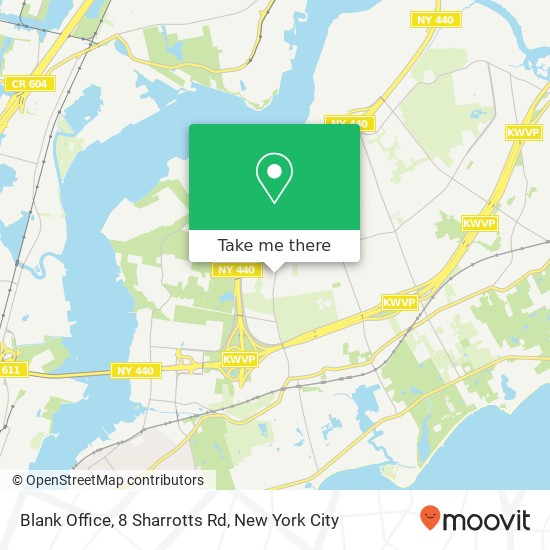 Mapa de Blank Office, 8 Sharrotts Rd