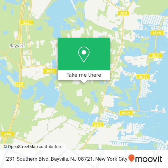 231 Southern Blvd, Bayville, NJ 08721 map