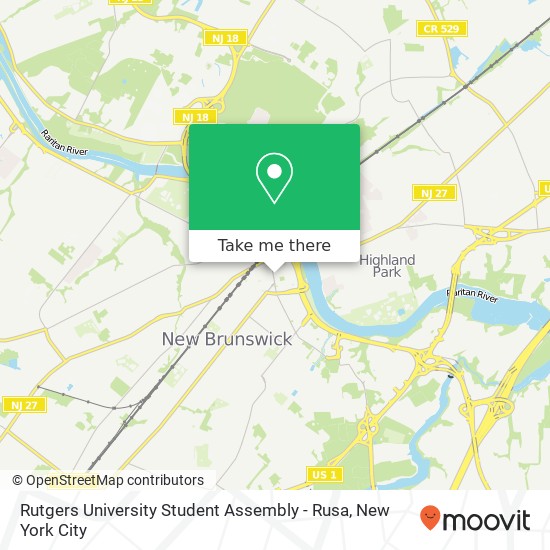 Rutgers University Student Assembly - Rusa map