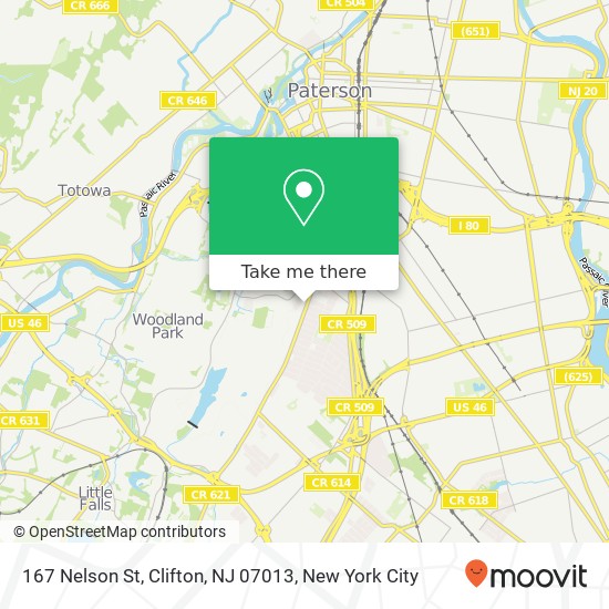 167 Nelson St, Clifton, NJ 07013 map