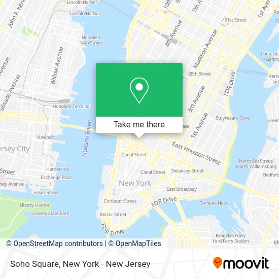 Soho Square map