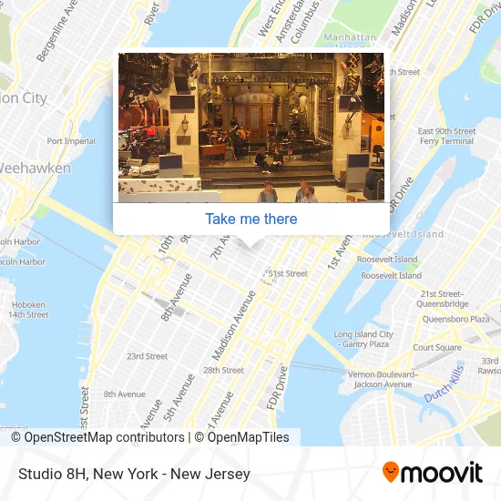Studio 8H map