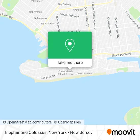 Elephantine Colossus map
