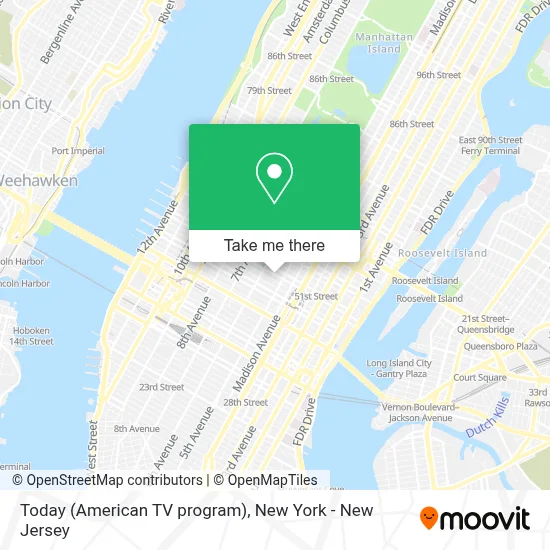 Today (American TV program) map