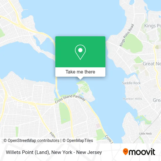 Willets Point (Land) map