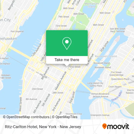 Ritz-Carlton Hotel map