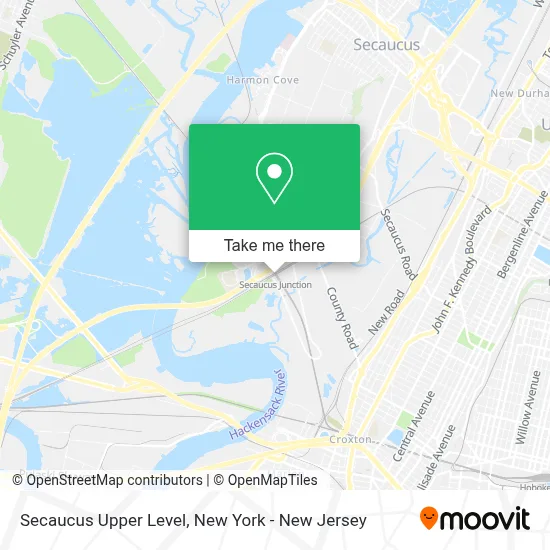 Secaucus Upper Level map