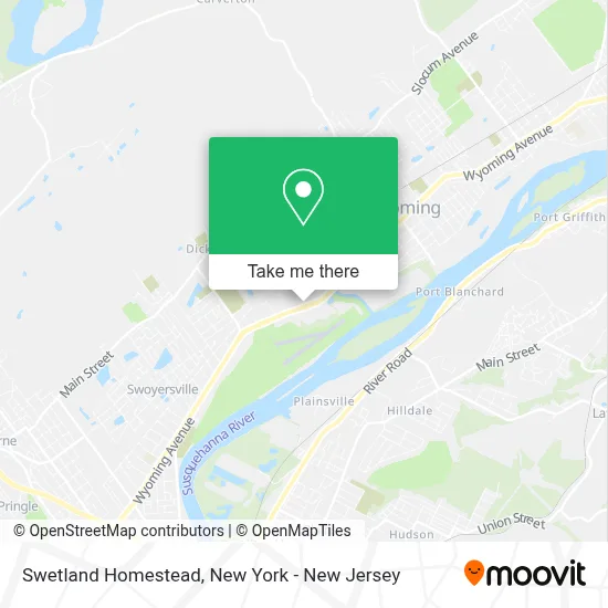 Swetland Homestead map