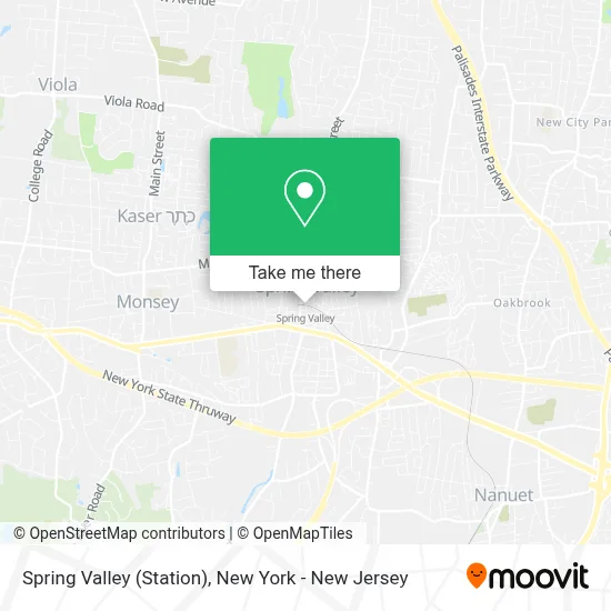 Spring Valley (Station) map