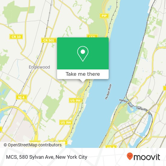 Mapa de MCS, 580 Sylvan Ave