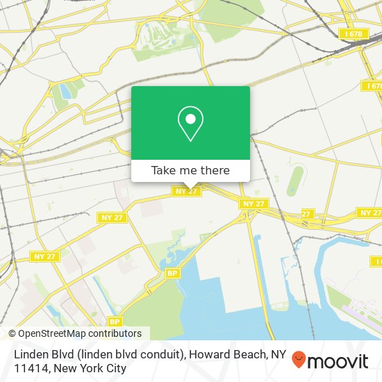 Linden Blvd (linden blvd conduit), Howard Beach, NY 11414 map
