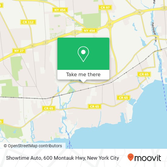 Showtime Auto, 600 Montauk Hwy map