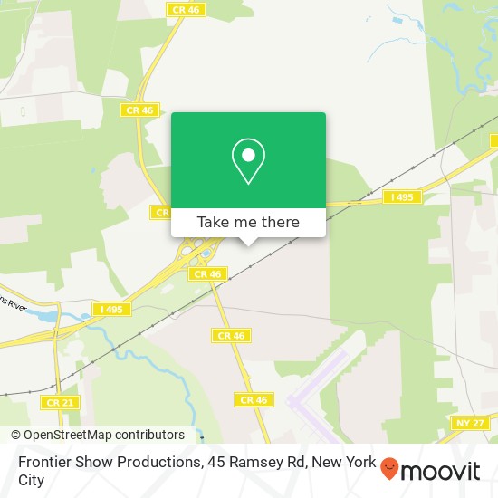 Frontier Show Productions, 45 Ramsey Rd map