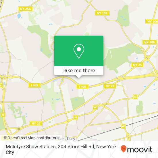 McIntyre Show Stables, 203 Store Hill Rd map