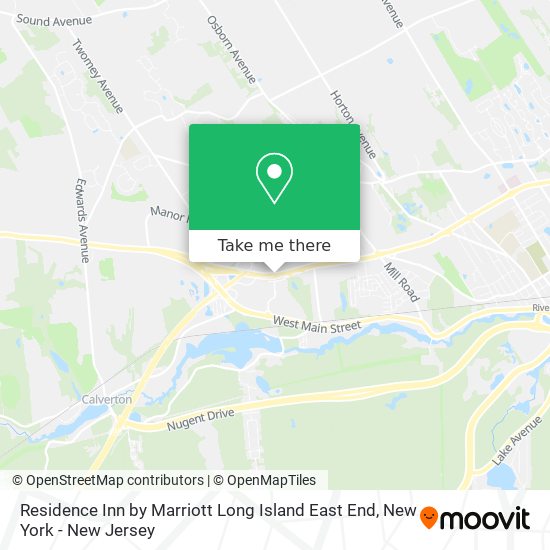 Mapa de Residence Inn by Marriott Long Island East End