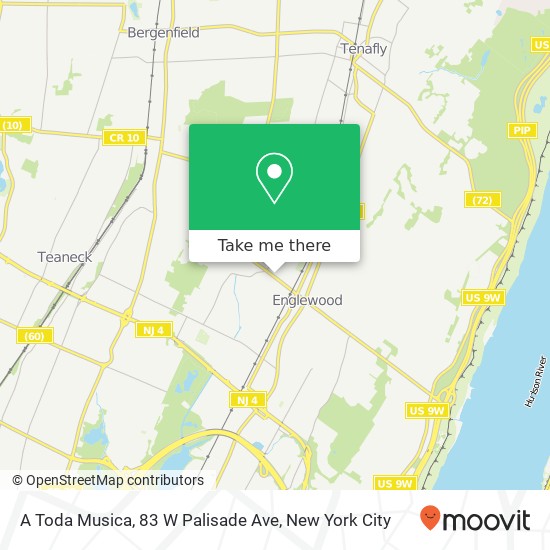 A Toda Musica, 83 W Palisade Ave map