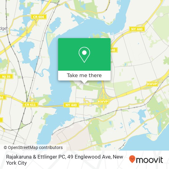 Mapa de Rajakaruna & Ettlinger PC, 49 Englewood Ave