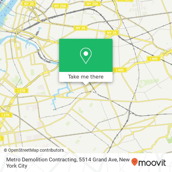 Mapa de Metro Demolition Contracting, 5514 Grand Ave