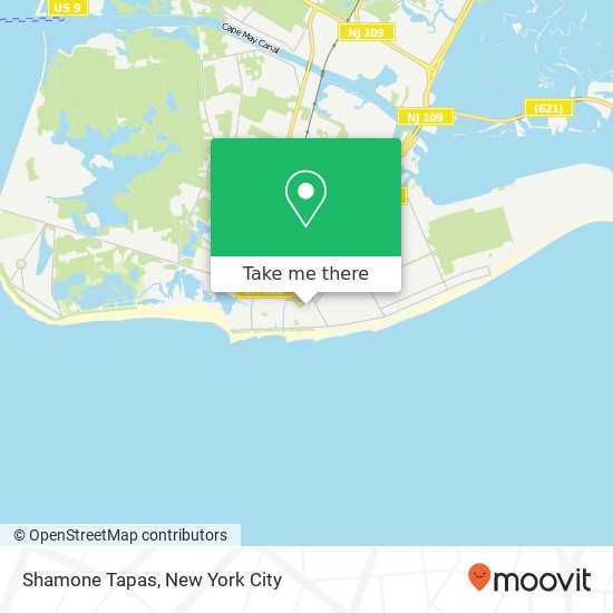 Shamone Tapas map