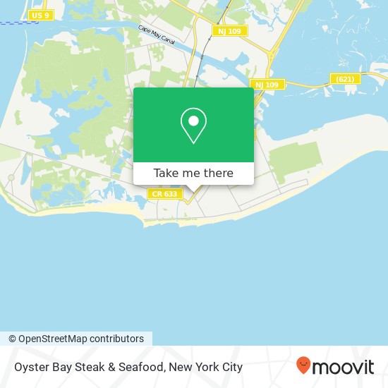 Mapa de Oyster Bay Steak & Seafood