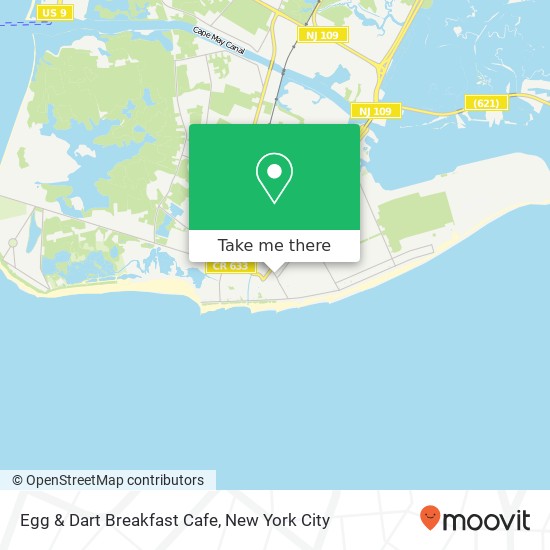 Egg & Dart Breakfast Cafe map