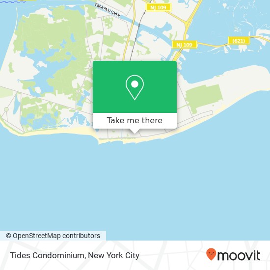 Tides Condominium map